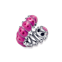 Load image into Gallery viewer, Cute Curled Caterpillar Charm