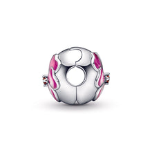 Load image into Gallery viewer, Pink Pansy Flower Clip Charm
