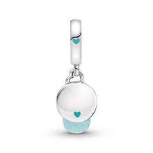 Load image into Gallery viewer, Glow-in-the-dark Lightbulb Double Dangle Charm