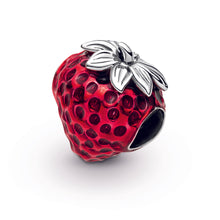 Load image into Gallery viewer, Seeded Strawberry Fruit Charm