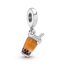 Load image into Gallery viewer, Murano Glass Bubble Tea Dangle Charm