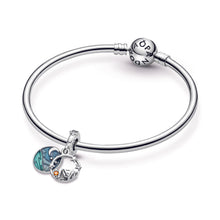 Load image into Gallery viewer, Camping Night Sky Double Dangle Charm