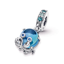 Load image into Gallery viewer, Murano Glass Cute Octopus Dangle Charm