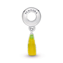 Load image into Gallery viewer, Lemon Slice Sparkling Fruit Dangle Charm