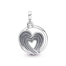 Load image into Gallery viewer, Pandora ME Rainbow Heart of Freedom Medallion