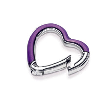 Load image into Gallery viewer, Pandora ME Bright Purple Styling Heart Connector