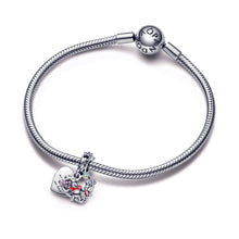 Load image into Gallery viewer, Disney Winnie the Pooh & Piglet Double Dangle Charm