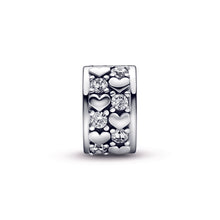 Load image into Gallery viewer, Infinite Hearts Sparkling Clip Charm