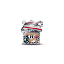 Load image into Gallery viewer, Festive Gingerbread House Charm