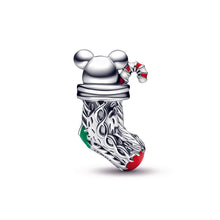 Load image into Gallery viewer, Festive Mouse & Stocking Charm