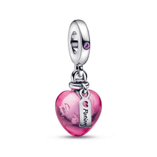 Load image into Gallery viewer, Love Potion Murano Glass Heart Dangle Charm