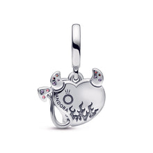Load image into Gallery viewer, Devil Heart Double Dangle Charm