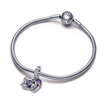 Load image into Gallery viewer, Disney Pixar Wall-E & Eve Glow-in-the-dark Dangle Charm