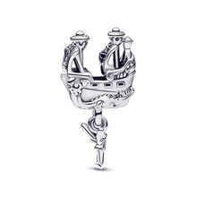 Load image into Gallery viewer, Disney Tinker Bell & Captain Hook’s Pirate Ship Charm