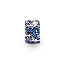 Load image into Gallery viewer, Curved Feather & Pavé Clip Charm
