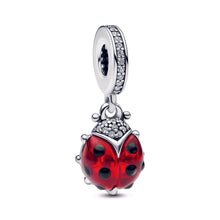 Load image into Gallery viewer, Red Ladybird Dangle Charm