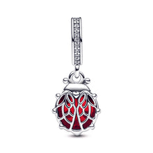 Load image into Gallery viewer, Red Ladybird Dangle Charm
