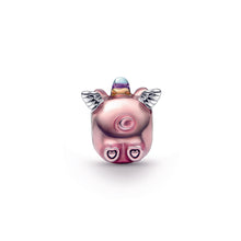 Load image into Gallery viewer, Flying Unicorn Pig Charm