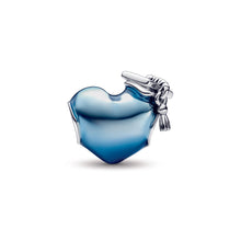 Load image into Gallery viewer, Blue 2023 Graduation Heart Charm
