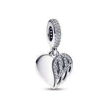 Load image into Gallery viewer, Heart & Angel Dangle Charm