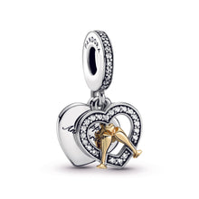 Load image into Gallery viewer, Two-tone Happy Anniversary Dangle Charm