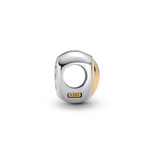 Load image into Gallery viewer, Domed Golden Heart Charm