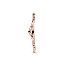 Load image into Gallery viewer, Beaded Wishbone Ring