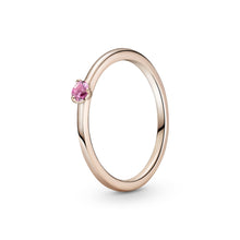 Load image into Gallery viewer, Pink Solitaire Ring