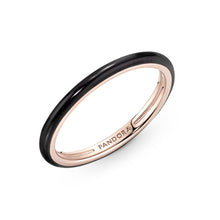 Load image into Gallery viewer, Pandora ME Black Enamel Ring