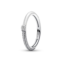 Load image into Gallery viewer, Pandora ME Pavé & White Dual Ring