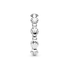 Load image into Gallery viewer, Beaded Seashell Band Ring