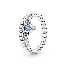 Load image into Gallery viewer, Disney Cinderella Blue Tiara Ring