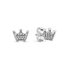Load image into Gallery viewer, Crown Stud Earrings