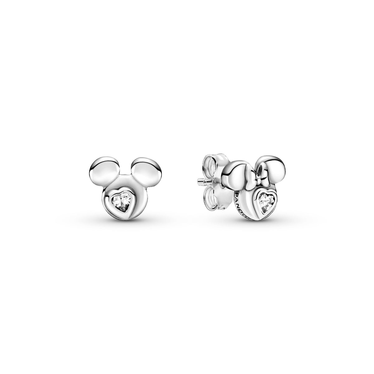 ◆ mikimini☆ Disney Mickey Mouse & Minnie Mouse Sparkling Stud Earrings