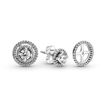 Load image into Gallery viewer, Sparkling Double Halo Stud Earrings