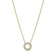 Load image into Gallery viewer, Pandora Logo Pavé Circle Collier Necklace