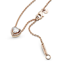 Load image into Gallery viewer, Sparkling Heart Collier Necklace