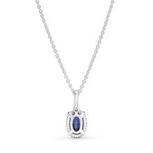 Load image into Gallery viewer, Sparkling Statement Halo Pendant Necklace