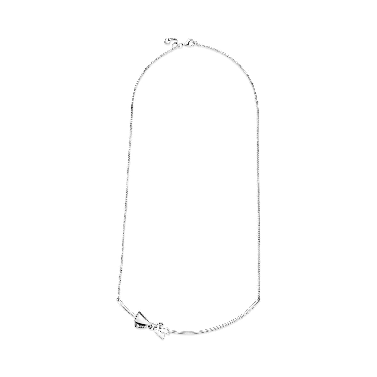Sparkling Bow Necklace1