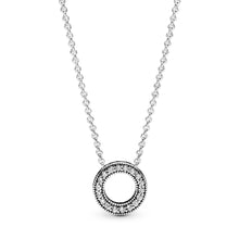 Load image into Gallery viewer, Pandora Logo Pavé Circle Collier Necklace