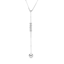 Load image into Gallery viewer, String of Beads Y- Necklace