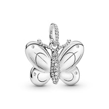 Load image into Gallery viewer, Pavé Butterfly Pendant