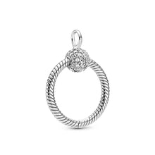 Load image into Gallery viewer, Pandora Moments Small Pavé O Pendant