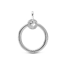 Load image into Gallery viewer, Pandora Moments Small Pavé O Pendant