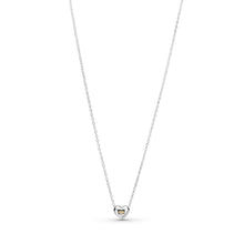 Load image into Gallery viewer, Domed Golden Heart Collier Necklace