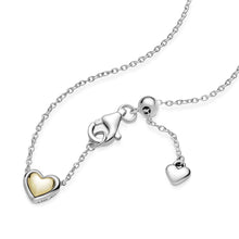 Load image into Gallery viewer, Domed Golden Heart Collier Necklace