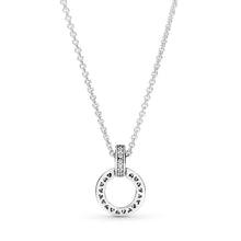 Load image into Gallery viewer, Double Circle Pendant & Necklace