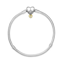 Load image into Gallery viewer, Disney Princess Pandora Moments Heart Snake Chain Bracelet