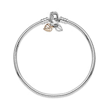 Load image into Gallery viewer, Pandora Moments Leaves & Snake Chain Bracelet