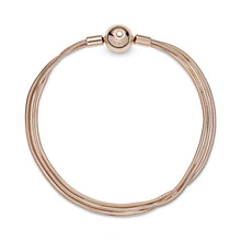 Load image into Gallery viewer, Pandora Moments Multi Snake Chain Bracelet